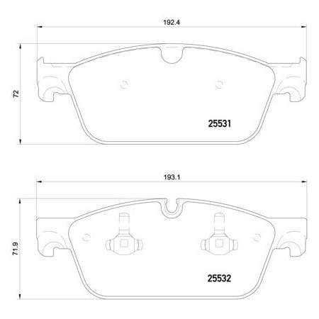 Pagid Brakes Disc Brake Pad, 355020141 355020141